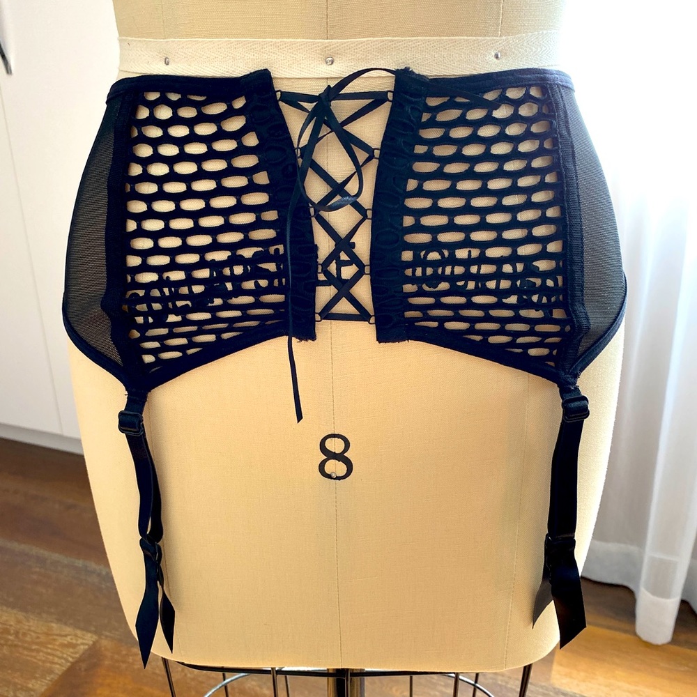 Mesh Garter Belt size S